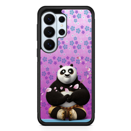 Kung Fu Panda Flower Background Samsung Galaxy S26 Ultra Case | Protective Phone Cover