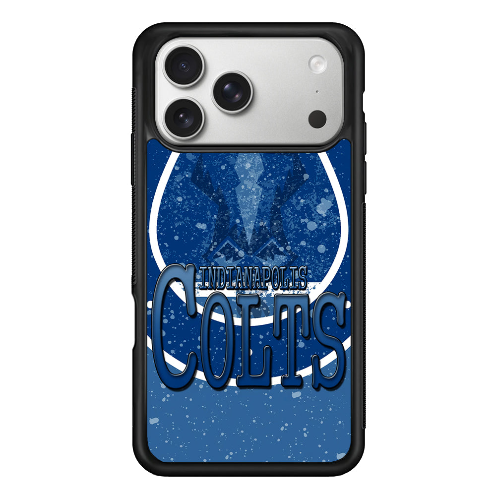 Indianapolis Colts Logo iPhone 17 Pro Case | Slim Rubber Case for iPhone 17 Pro