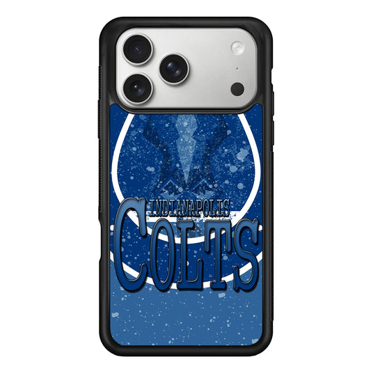 Indianapolis Colts Logo iPhone 17 Pro Case | Slim Rubber Case for iPhone 17 Pro