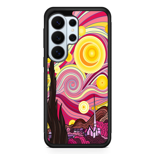 Pink Starry Night Van Gogh Samsung Galaxy S26 Ultra Case | Protective Phone Cover