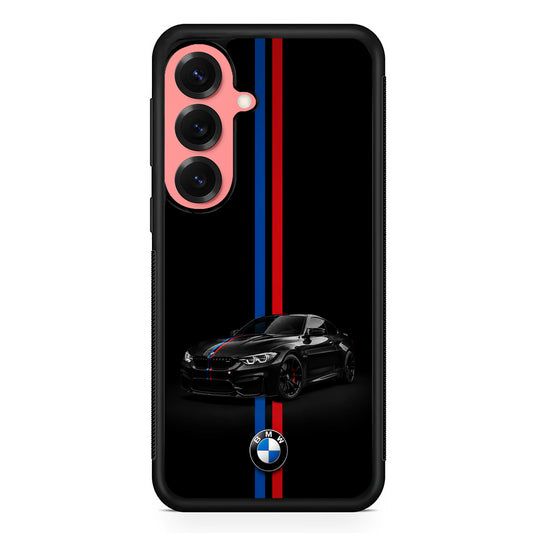 BMW M4 Coupe Racing Stripe Samsung Galaxy S25 Case | Slim Rubber Case for Samsung Galaxy S25