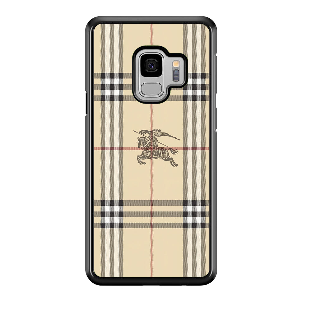 Burberry Latte Cream Samsung Galaxy S9 Case | Slim Rubber Case for Samsung Galaxy S9