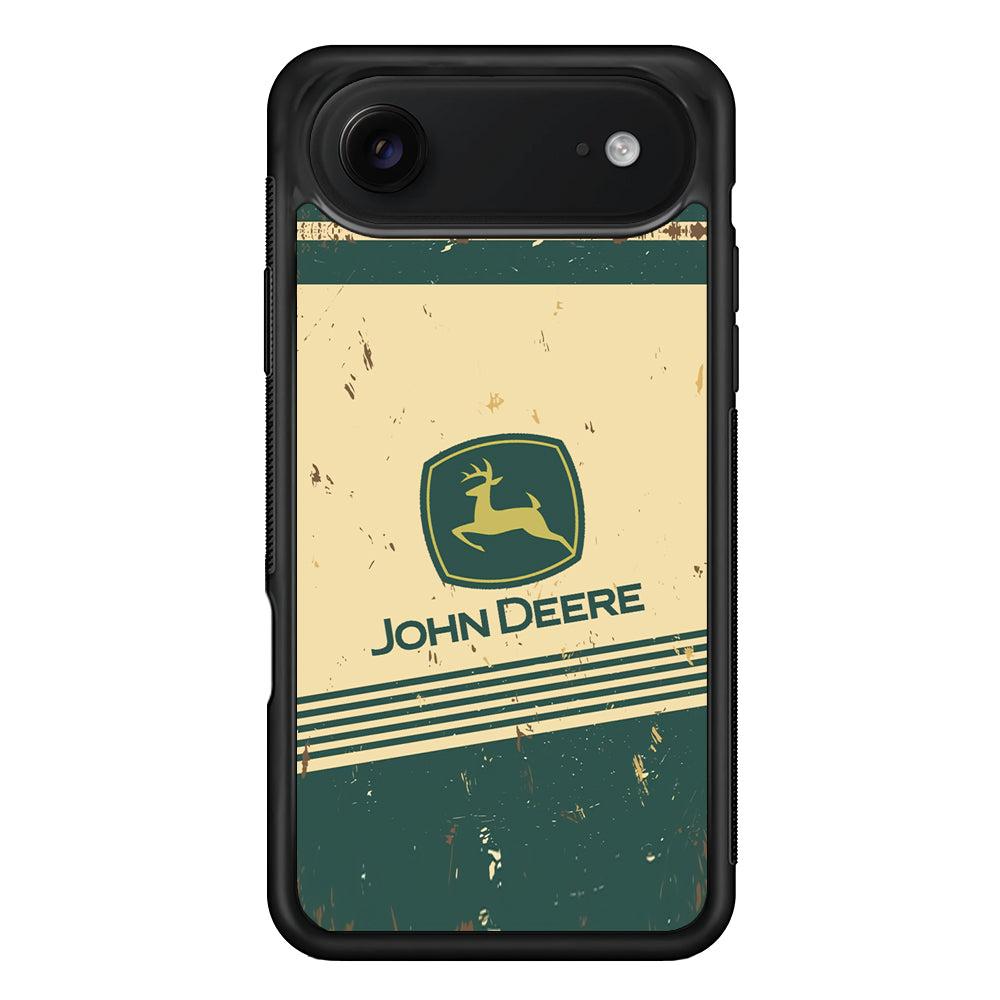 John Deere Retro Plaque iPhone 17 Air Case | Slim Rubber Case for iPhone 17 Air