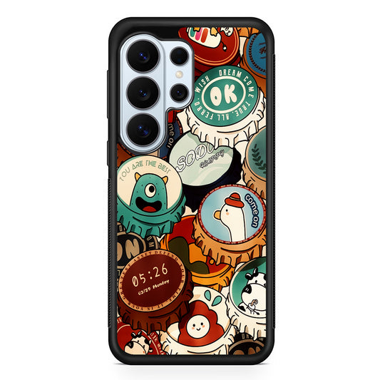 Collection of Bottle Caps Samsung Galaxy S26 Ultra Case | Protective Phone Cover