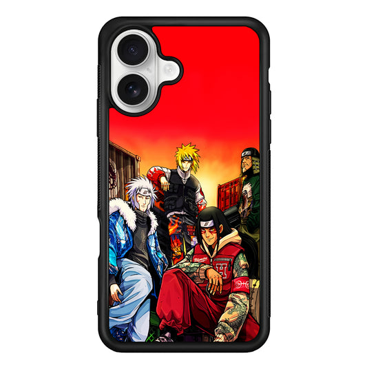 Naruto Hokage Hypebeast iPhone 16 Plus Case | Durable Protective Rubber Cover