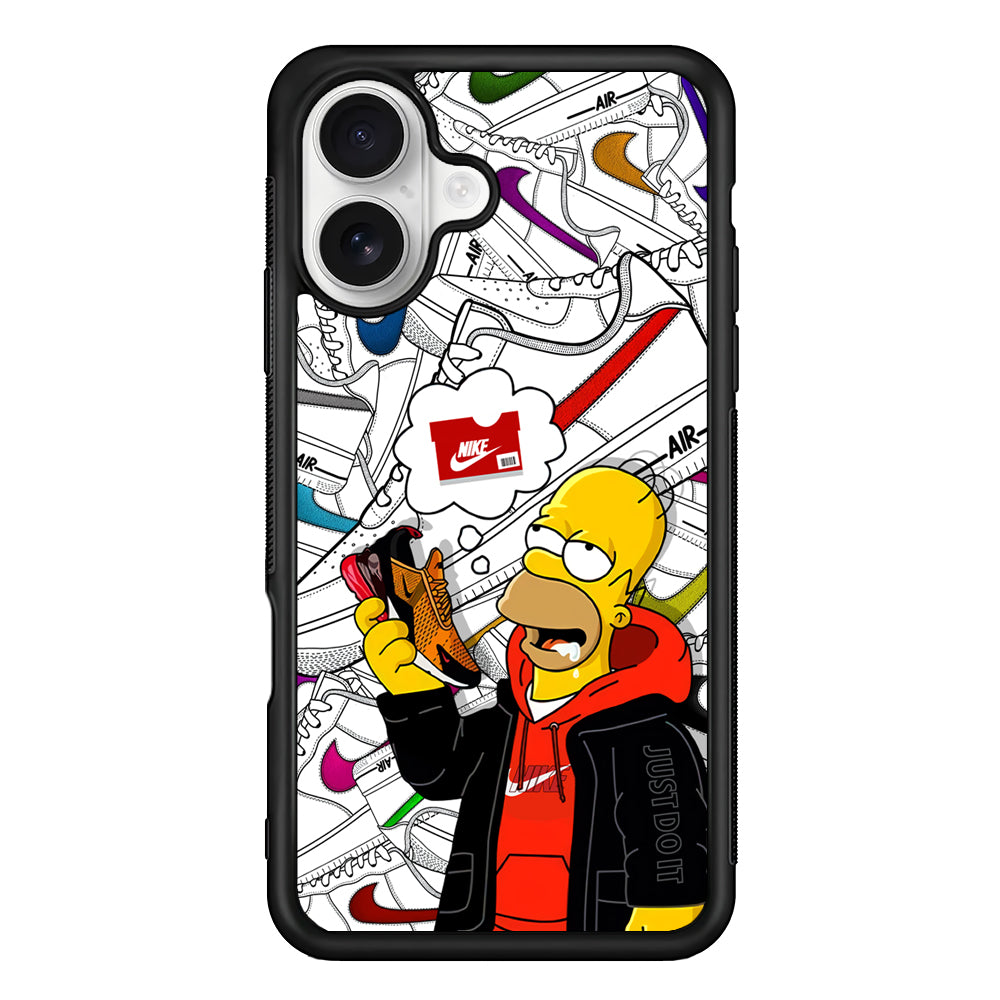 Nike Homer's Dream iPhone 16 Plus Case – Slim Fit Protective Phone Case