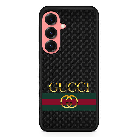 Gucci Luxury Pattern Samsung Galaxy S25 Case | Slim Rubber Case for Samsung Galaxy S25