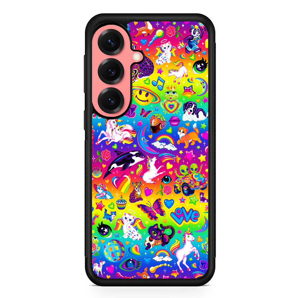 Unicorn Cartoon Rainbow Pattern Samsung Galaxy S25 Case | Protective Case for Samsung Galaxy S25