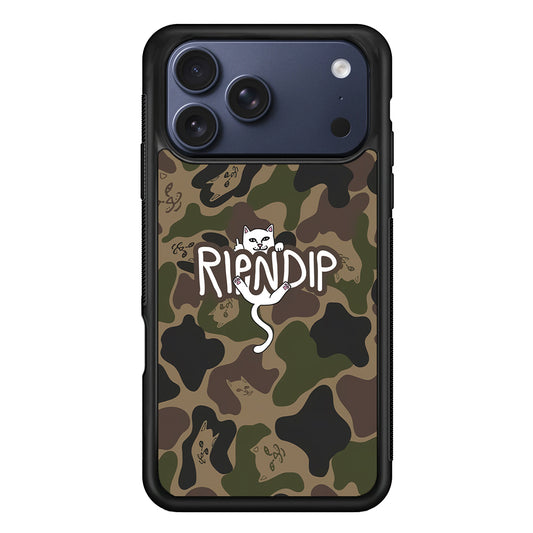 Rip N Dip Green Camo iPhone 17 Pro Max Case | Slim Rubber Case for iPhone 17 Pro Max