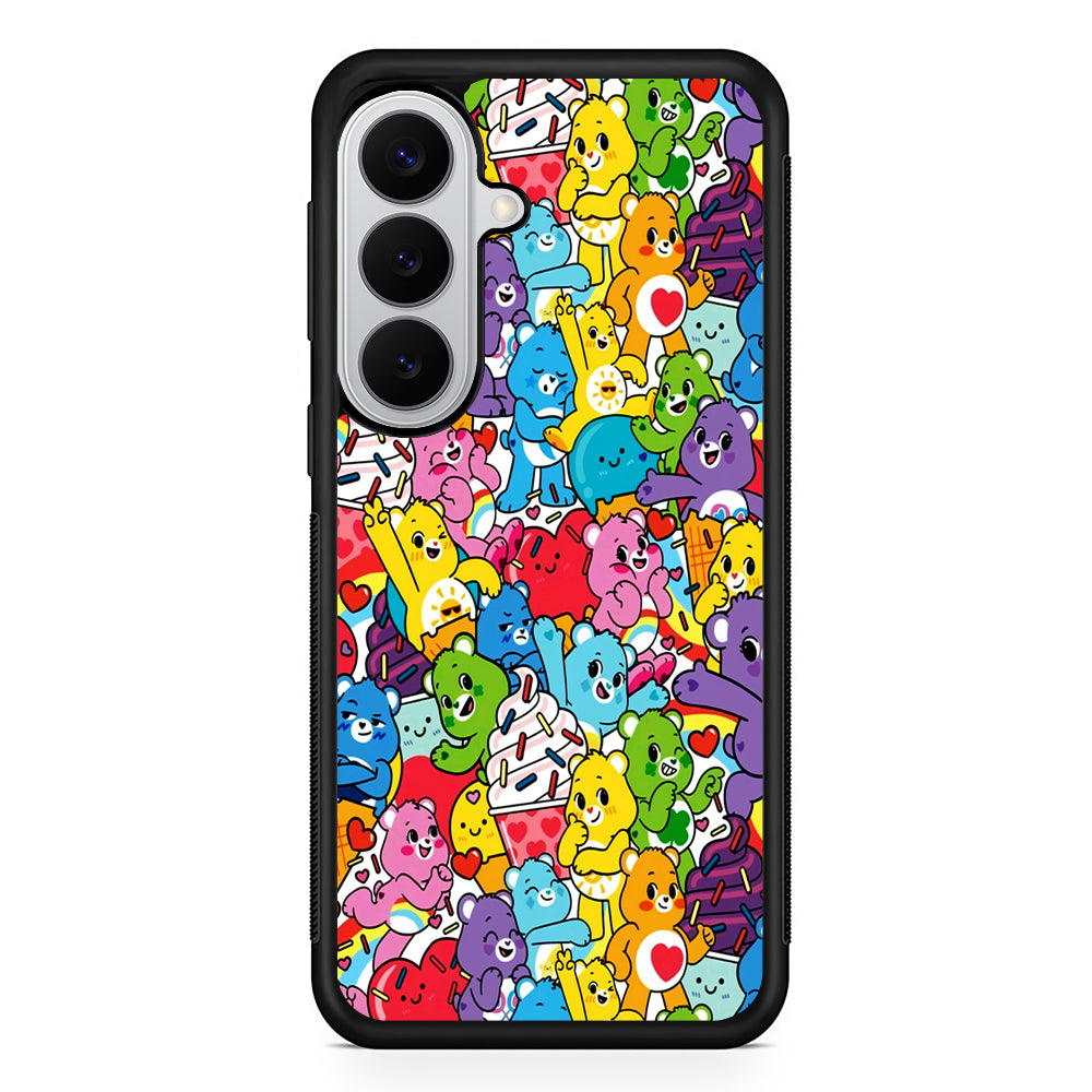 Care Bears Aesthetic Pattern Samsung Galaxy S26 Case | Protective Rubber Cover