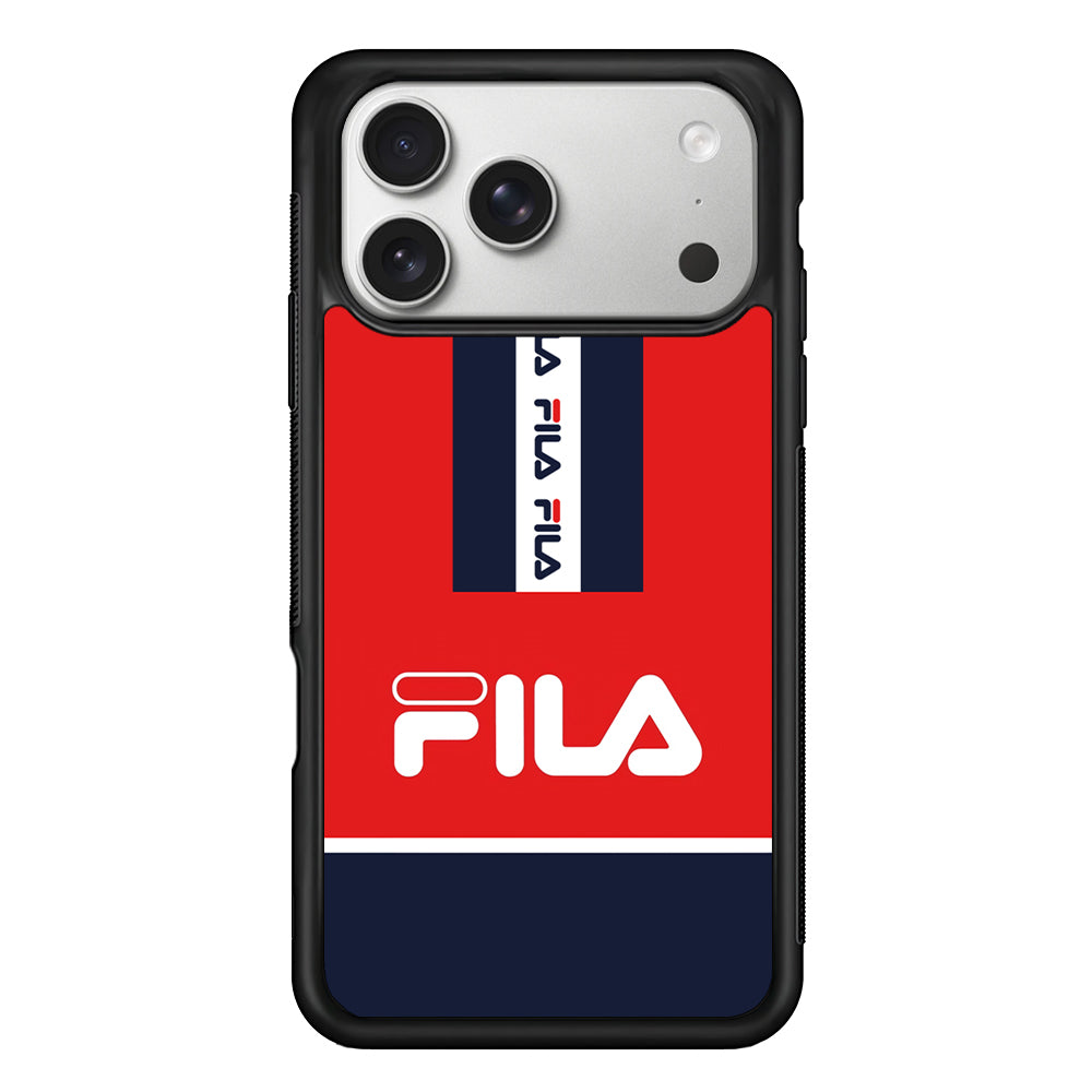 Fila Suit of Identity iPhone 17 Pro Case | Slim Rubber Case for iPhone 17 Pro