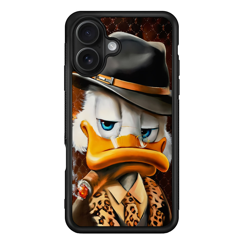 Scrooge McDuck Godfather iPhone 16 Case - Oxvistore