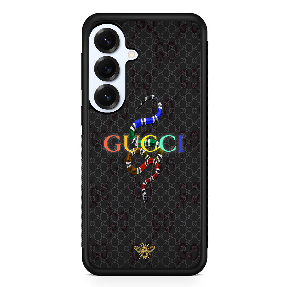 Gucci Colorful Logo Style Samsung Galaxy S25 Plus Case | Slim Rubber Case for Samsung Galaxy S25 Plus