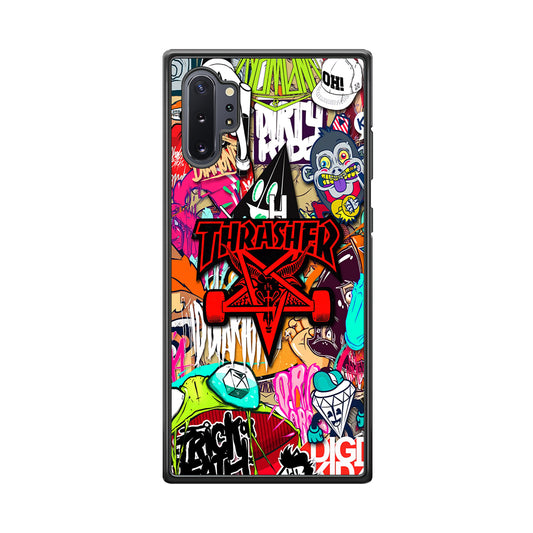 Thrasher Gang Assembly Samsung Galaxy Note 10 Plus Case | Slim Rubber Case for Samsung Galaxy Note 10 Plus