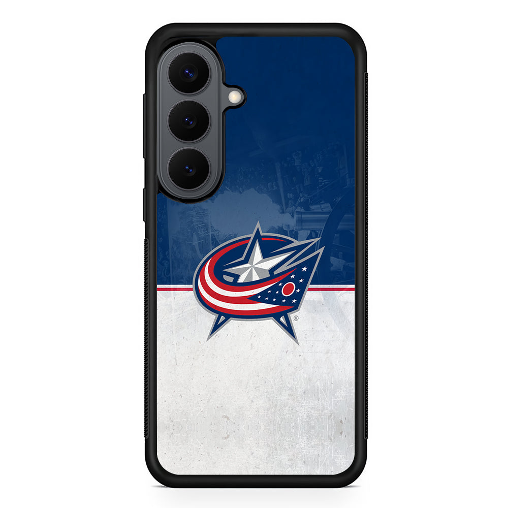 Columbus Blue Jackets Logo Samsung Galaxy S26 Plus Case | Slim Rubber Case for Samsung Galaxy S26 Plus