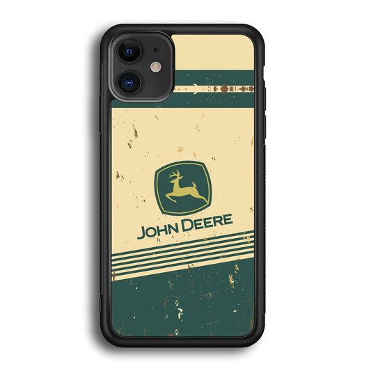 John Deere Retro Plaque iPhone 12 Case | Slim Rubber Case for iPhone 12