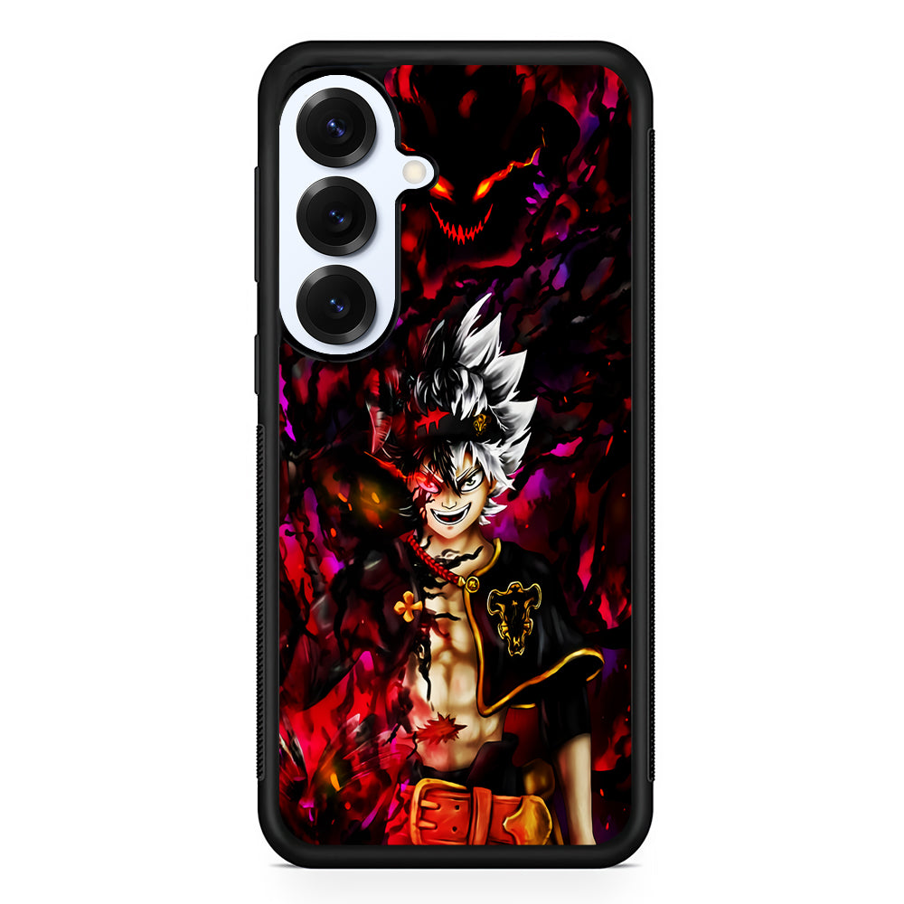Asta Black Clover Manga Samsung Galaxy S25 Plus Case | Slim Rubber Cover for Samsung Galaxy S25 Plus