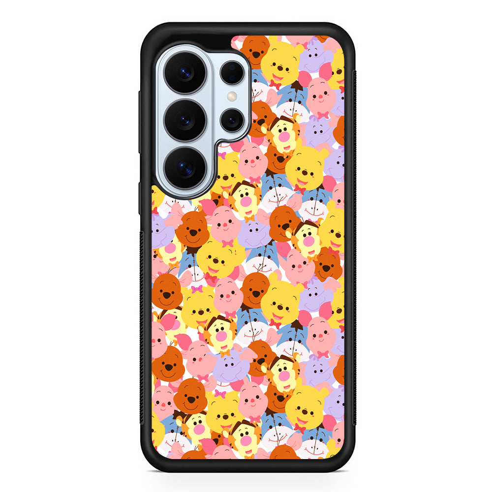 Faces of Winnie The Pooh and Friends Samsung Galaxy S26 Ultra Case | Protective Phone Cover