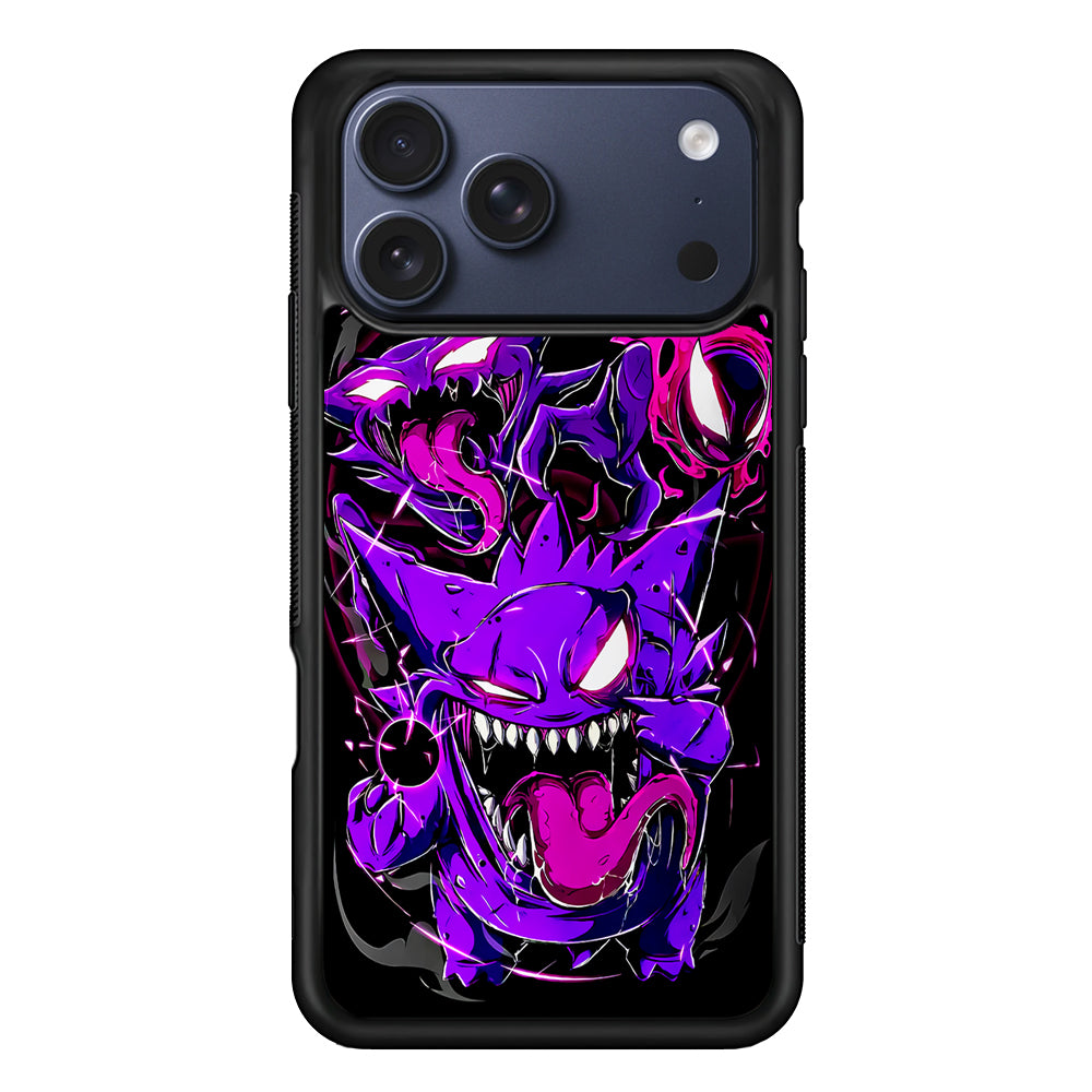 Pokemon Gengar Haunter Gatsly iPhone 17 Pro Max Case | Slim Protective Cover for iPhone 17 Pro Max