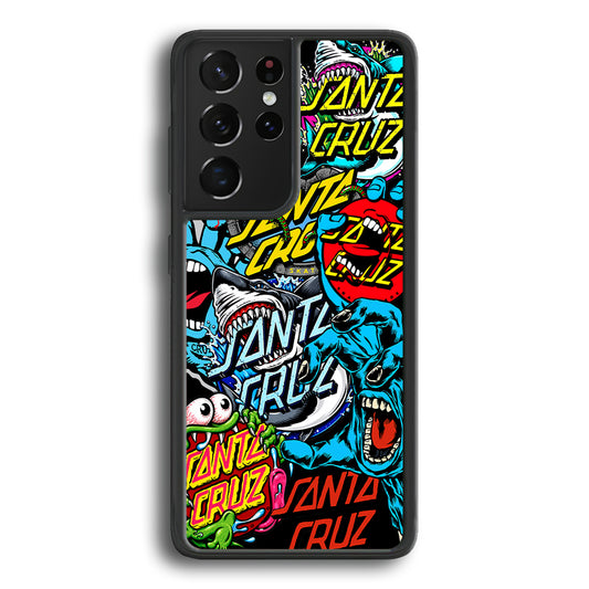 Santa Cruz Skateboard logo Samsung Galaxy S22 Ultra Case | Slim Rubber Case for Samsung Galaxy S22 Ultra