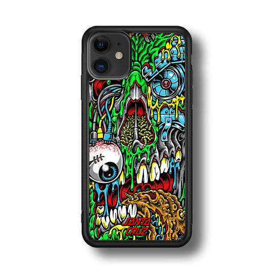 Santa Cruz Cyber Zombie iPhone 11 Case | Slim Rubber Case for iPhone 11