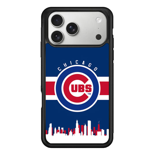 Chicago Cubs Logo iPhone 17 Pro Case | Slim Rubber Case for iPhone 17 Pro