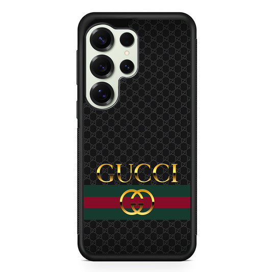 Gucci Luxury Pattern Samsung Galaxy S25 Ultra Case | Slim Rubber Case for Samsung Galaxy S25 Ultra