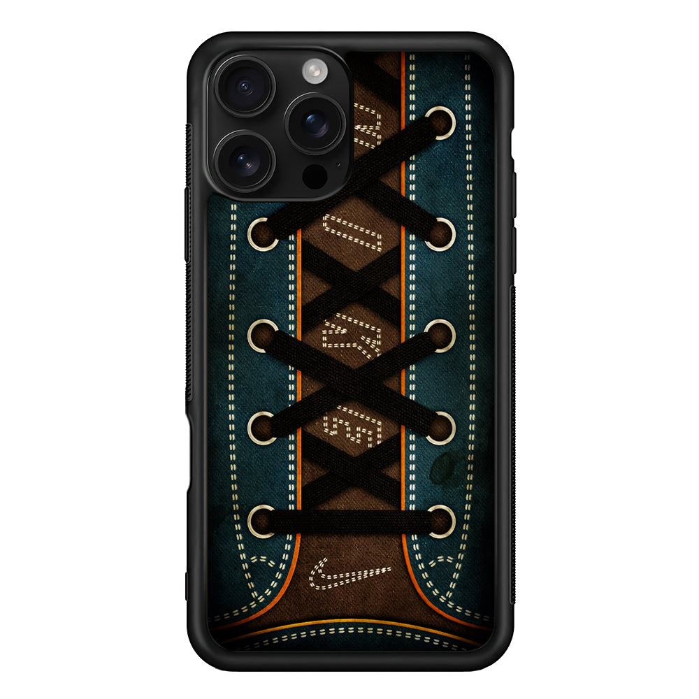 Stitched Sneakers Nike iPhone 16 Pro Case - Stylish Protective Cover for iPhone 16 Pro