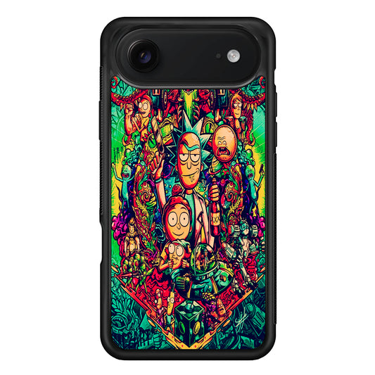 Rick and Morty Cartoon Art iPhone 17 Air Case | Protective Case for iPhone 17 Air
