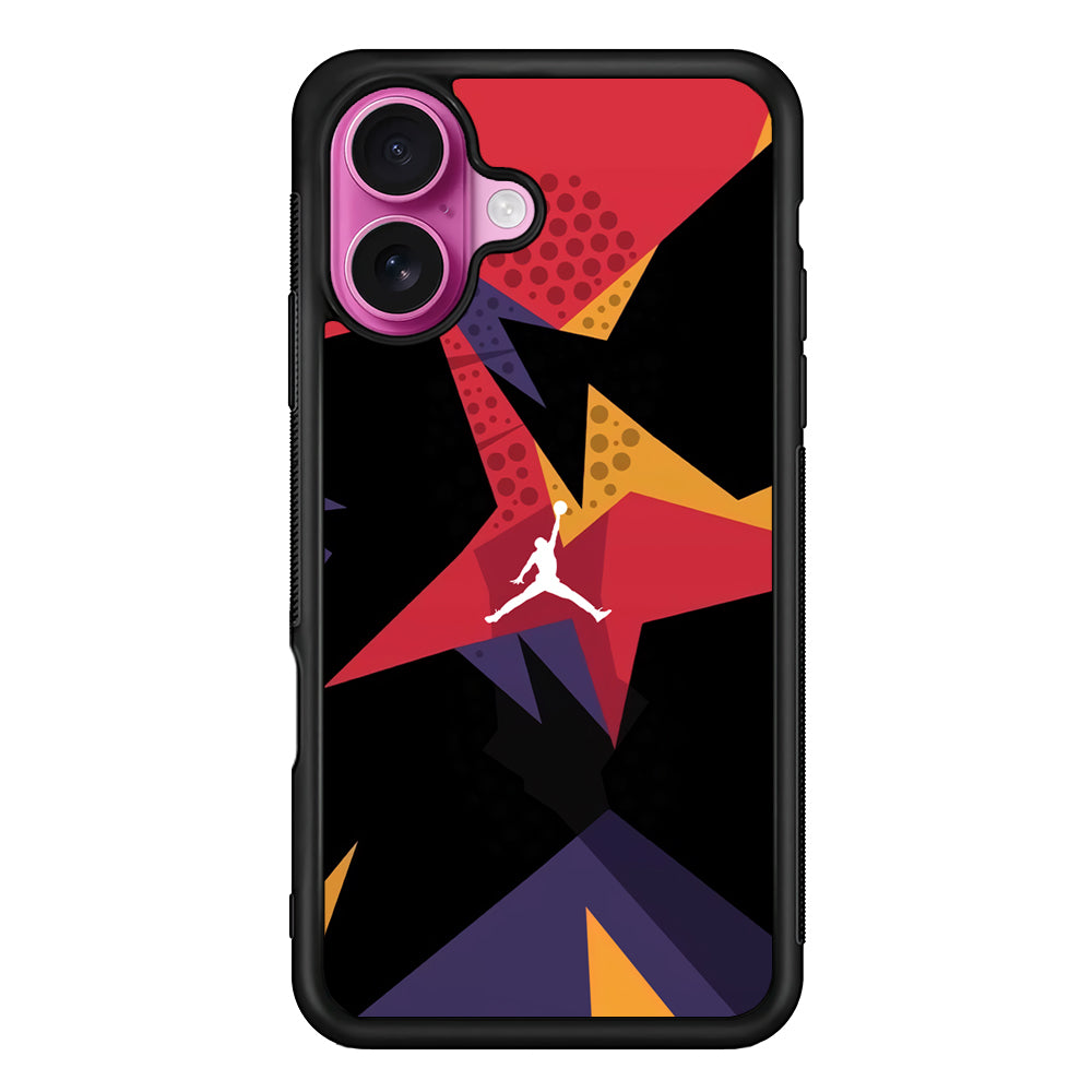 Air Jordan Silhouette of Footstep iPhone 17 Case - Slim Rubber Case for iPhone 17