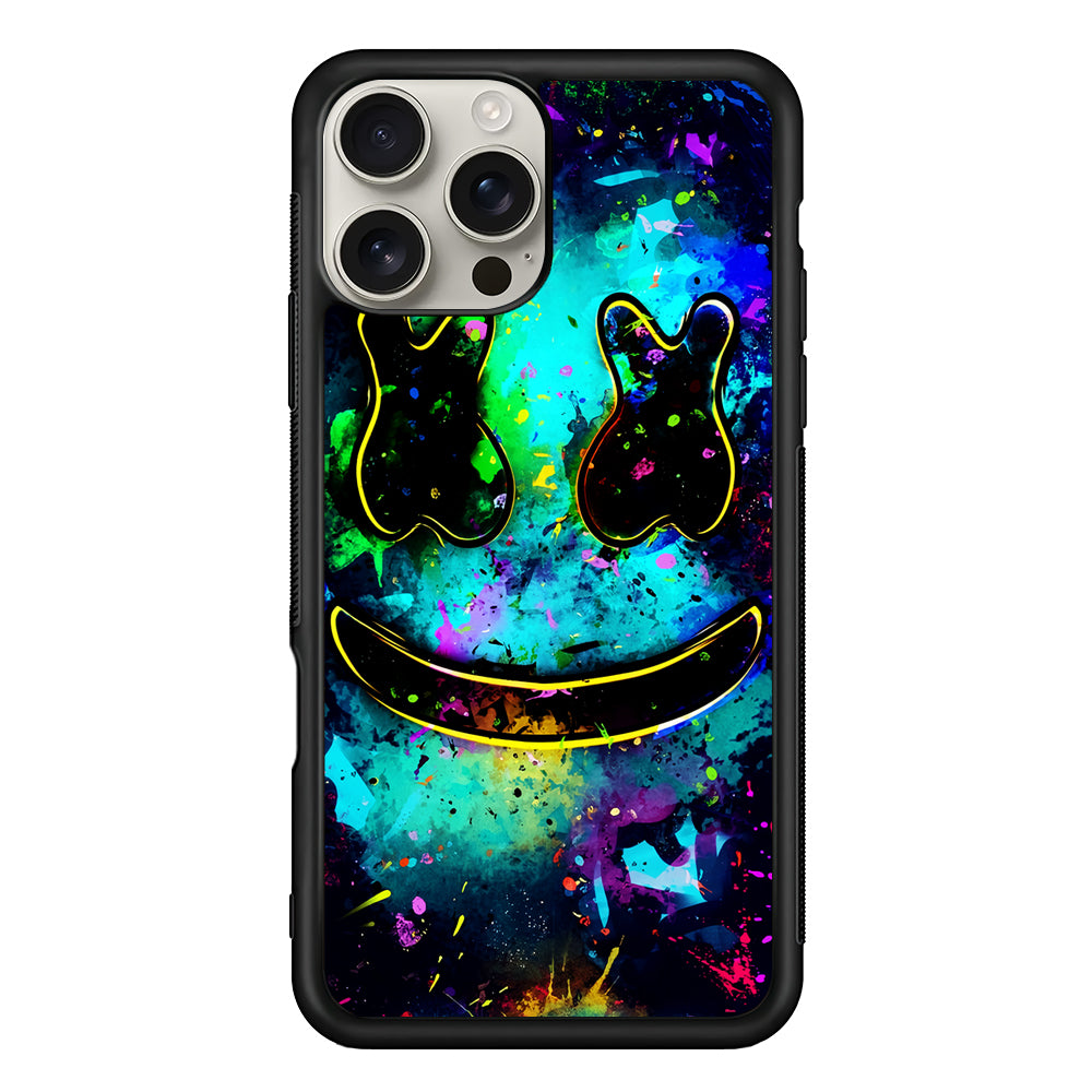 DJ Marshmello Painting Art iPhone 16 Pro Max Case | Stylish Protective Case for iPhone 16 Pro Max