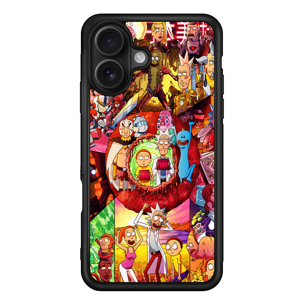 Rick and Morty Best Scene iPhone 16 Case - Oxvistore