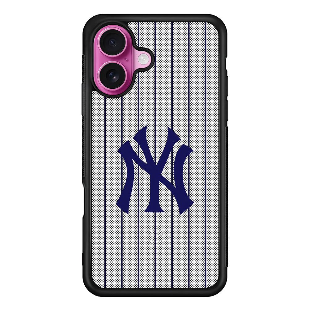 New York Yankees Logo iPhone 17 Case | Slim Protective Rubber Phone Cover