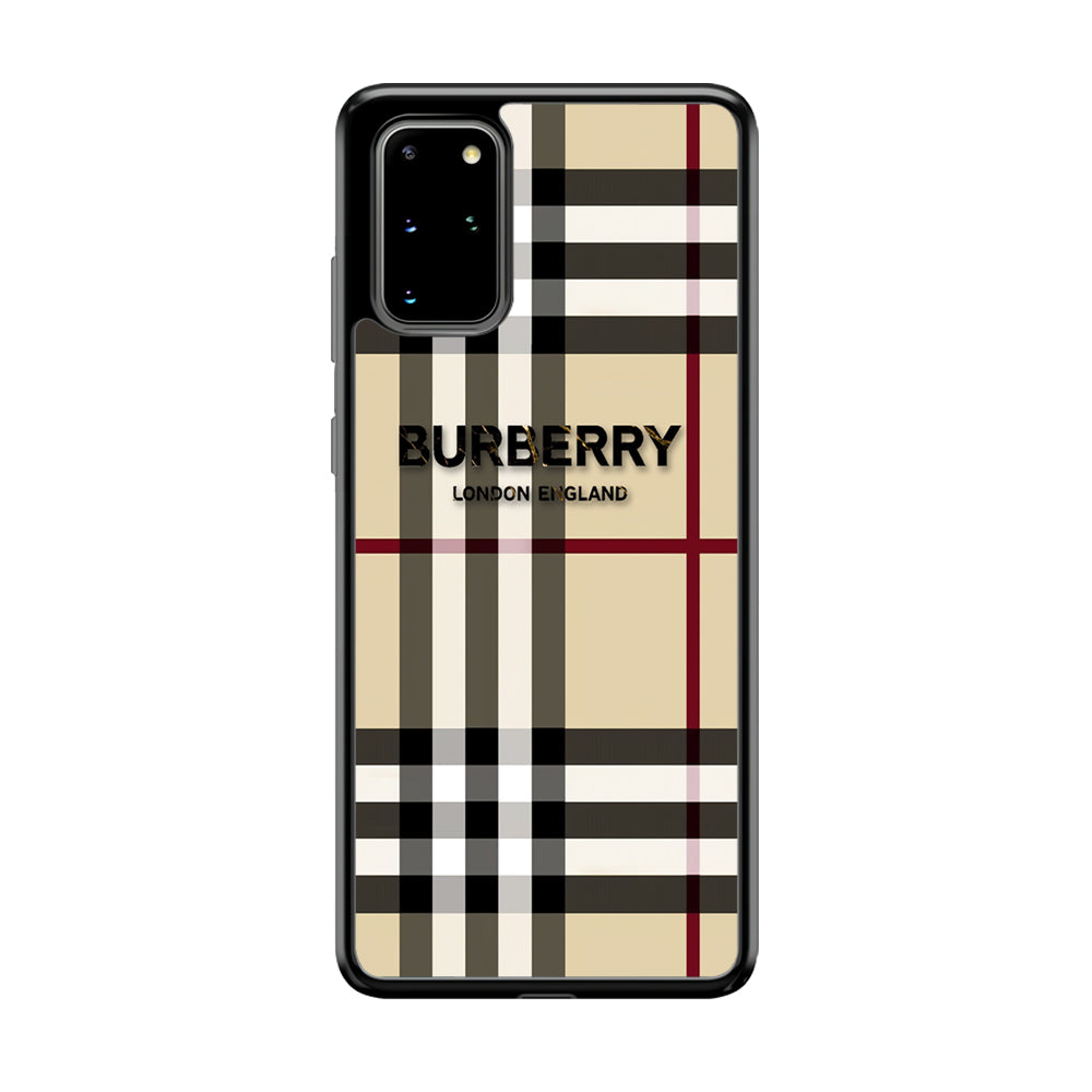 Burberry Cream Pattern Samsung Galaxy S20 Plus Case | Slim Rubber Case for Samsung Galaxy S20 Plus