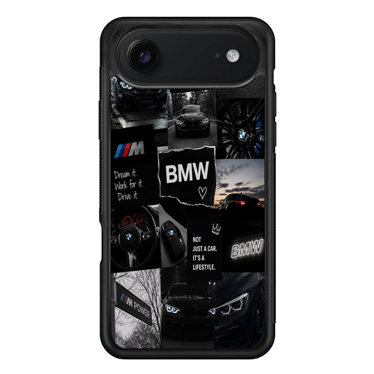 BMW M4 Cinematic Collage iPhone 17 Air Case | Slim Rubber Case for iPhone 17 Air