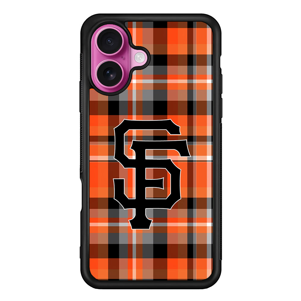 San Francisco Giants Pattern iPhone 17 Case | Slim Protective Rubber Phone Cover