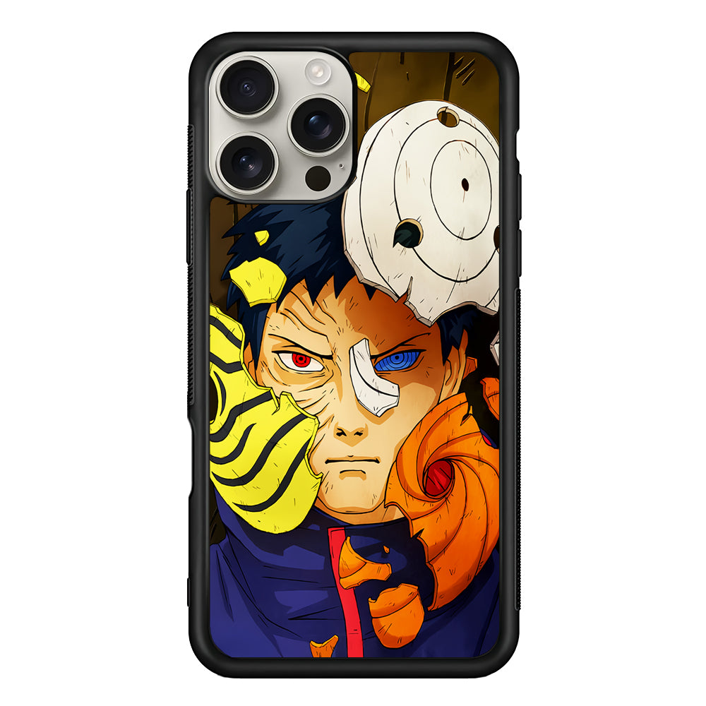 Uchiha Obito Broken Mask iPhone 16 Pro Max Case | Stylish Protective Case for iPhone 16 Pro Max