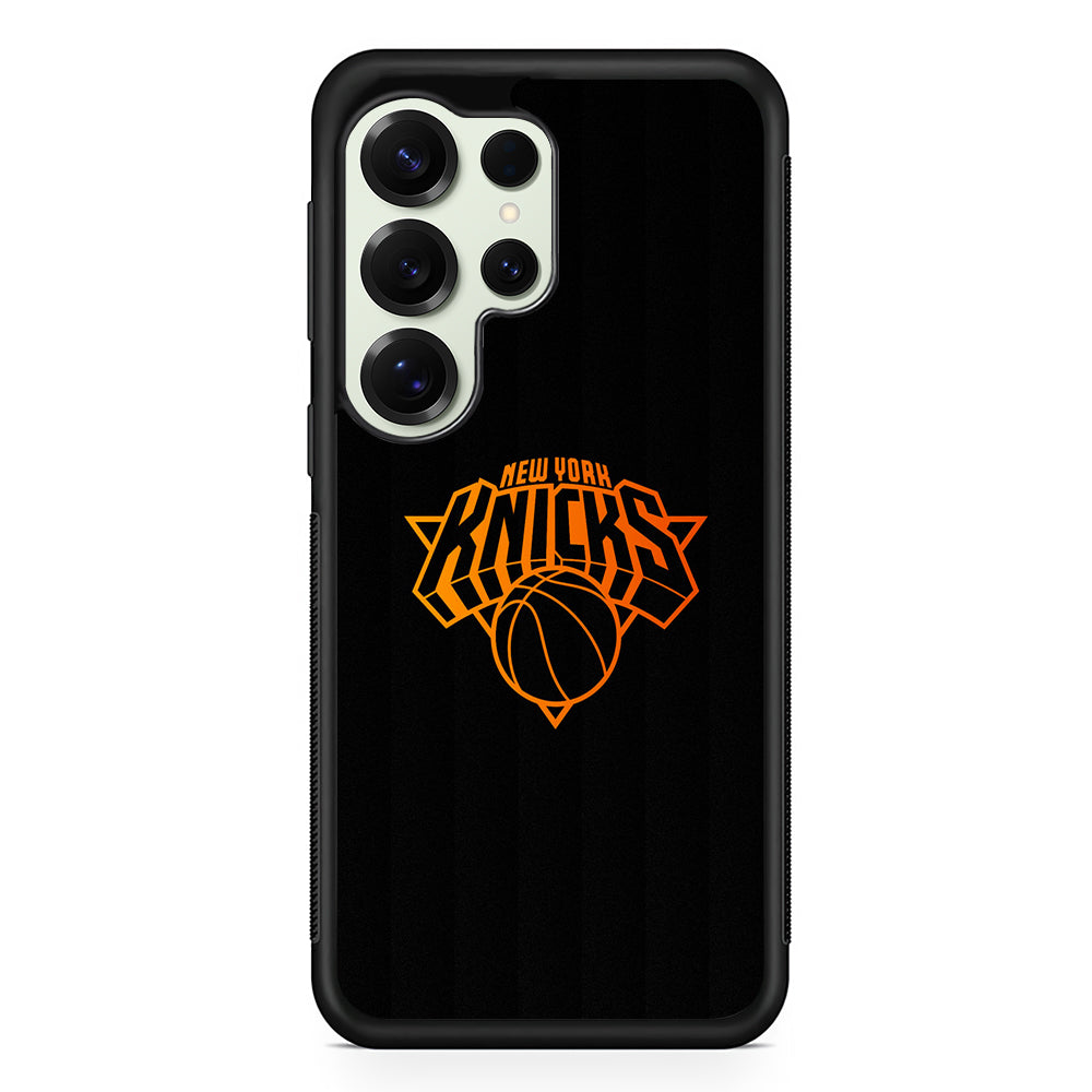 New York Knicks Logo Samsung Galaxy S25 Ultra Case | Durable Rubber Case for Samsung Galaxy S25 Ultra