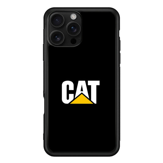 Caterpillar Heavy Equipment iPhone 16 Pro Case | Slim Rubber Case for iPhone 16 Pro