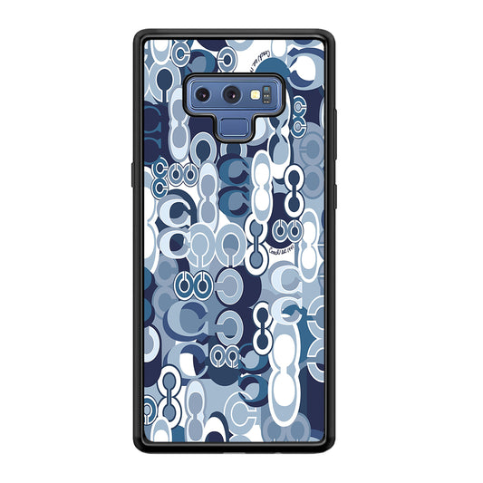 Coach Blue Samsung Galaxy Note 9 Case | Slim Rubber Case for Samsung Galaxy Note 9