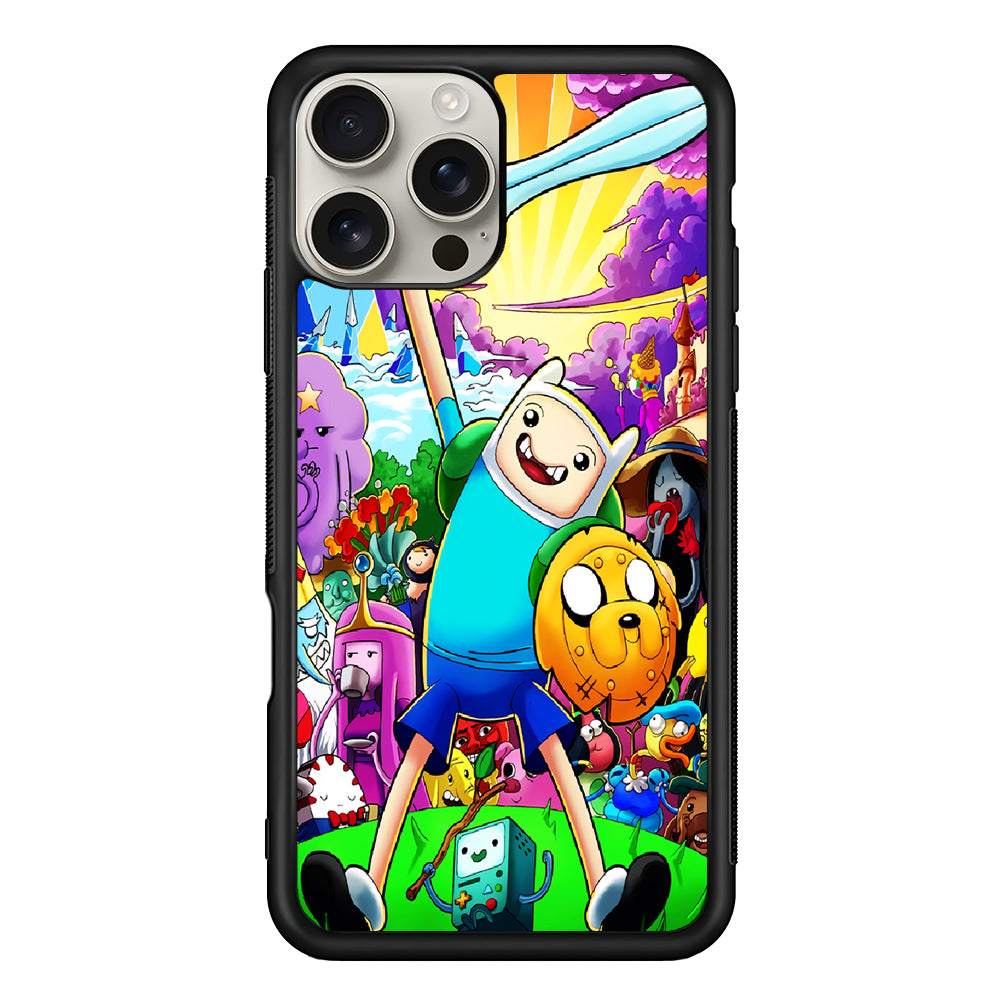 Adventure Time Poster Colorfull iPhone 16 Pro Max Case | Stylish Protective Case for iPhone 16 Pro Max