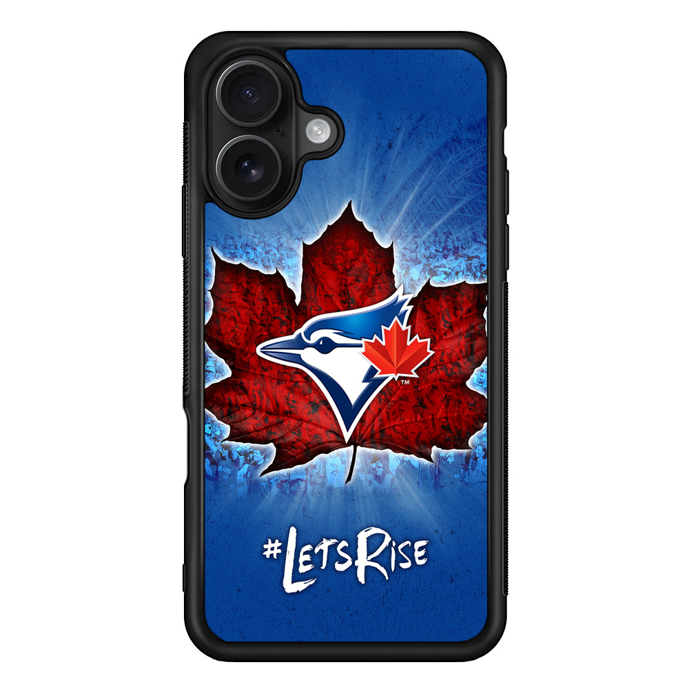 Toronto Blue Jays Lets Rise iPhone 16 Case - Oxvistore