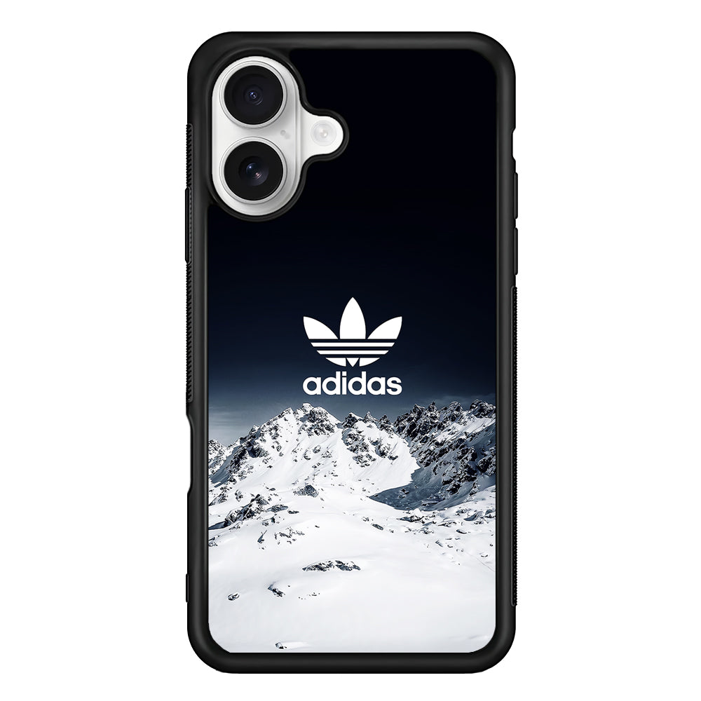 Adidas Logo Winter Snow iPhone 16 Plus Case – Slim Fit Protective Phone Case