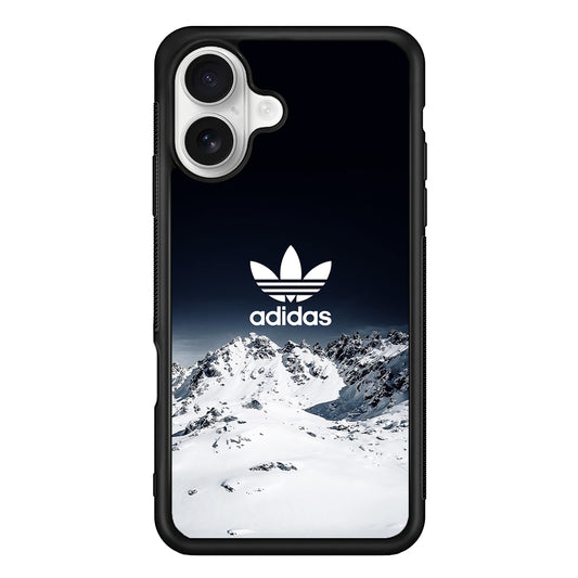 Adidas Logo Winter Snow iPhone 16 Plus Case – Slim Fit Protective Phone Case
