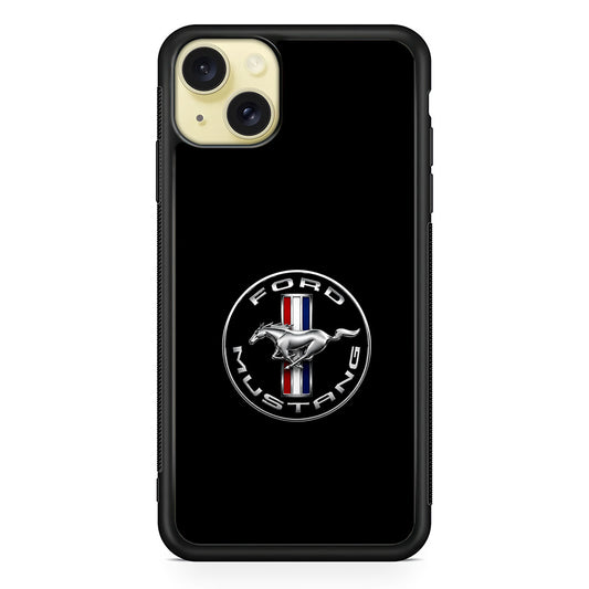 Ford Mustang Icon of Speed iPhone 15 Plus Case | Slim Rubber Case for iPhone 15 Plus