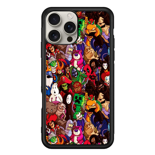 Cartoon Villain Collection iPhone 16 Pro Max Case | Stylish Protective Case for iPhone 16 Pro Max