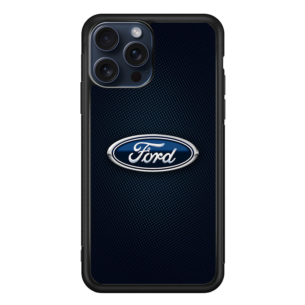 Ford Legend of Performance iPhone 15 Pro Max Case | Slim Rubber Case for iPhone 15 Pro Max