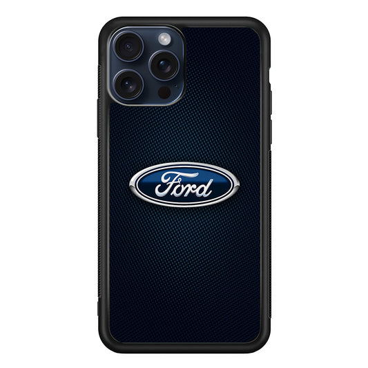 Ford Legend of Performance iPhone 15 Pro Max Case | Slim Rubber Case for iPhone 15 Pro Max