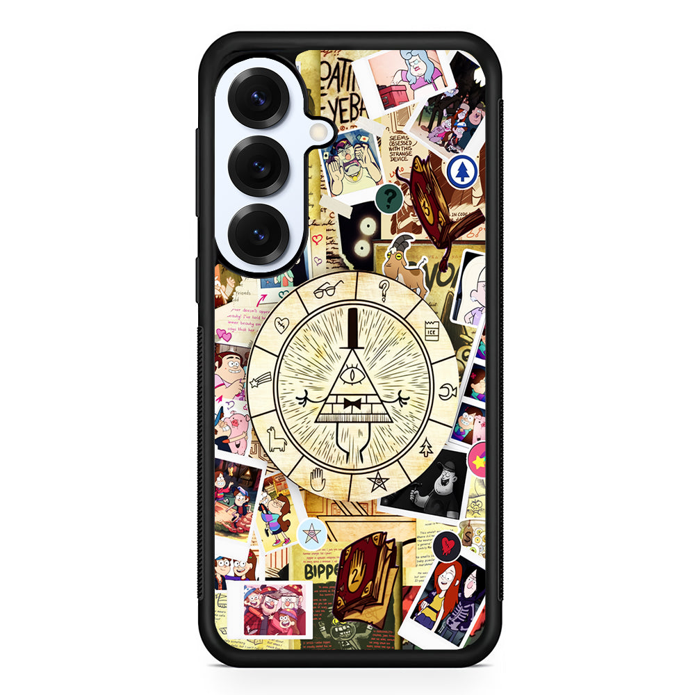 Gravity Falls Bill Cipher Wheel Samsung Galaxy S25 Plus Case | Slim Rubber Cover for Samsung Galaxy S25 Plus