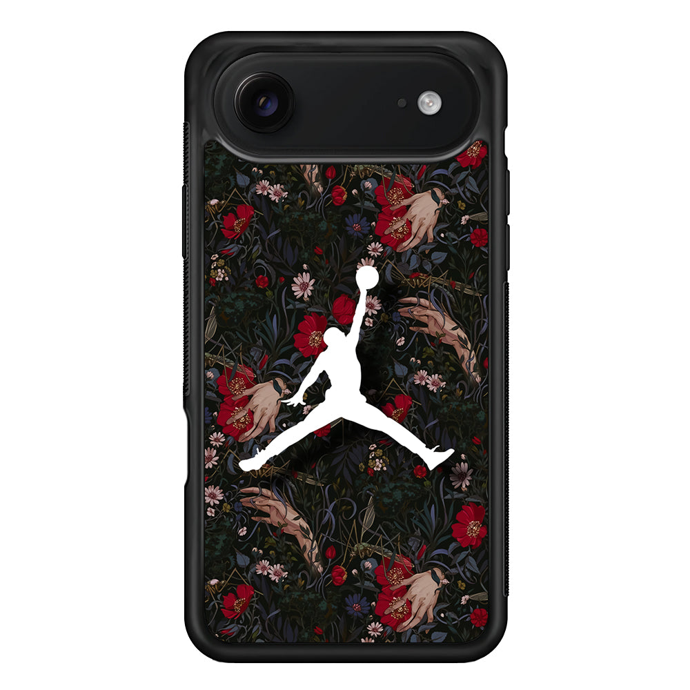 Air Jordan Logo Flower Art iPhone 17 Air Case | Protective Case for iPhone 17 Air